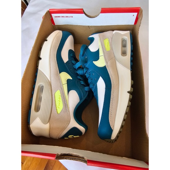 New Nike Air Max 90 LTR Volt Green - Picture 6 of 6